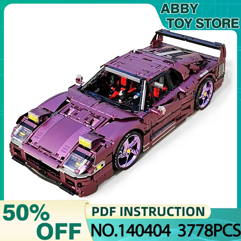 Новый конструктор MOC 140404 F40, Супер спортивный автомобиль, высокотехнологичная технология, Совместимость с 42143 строительными блоками, кирпичная головоломка, игрушка, подарок ребенку на день рождения
Новый конструктор MOC 140404 F40, Супер спортивный автомобиль, высокотехнологичная технология, Совместимость с 42143 строительными блоками, кирпичная головоломка, игрушка, подарок ребенку на день рождения