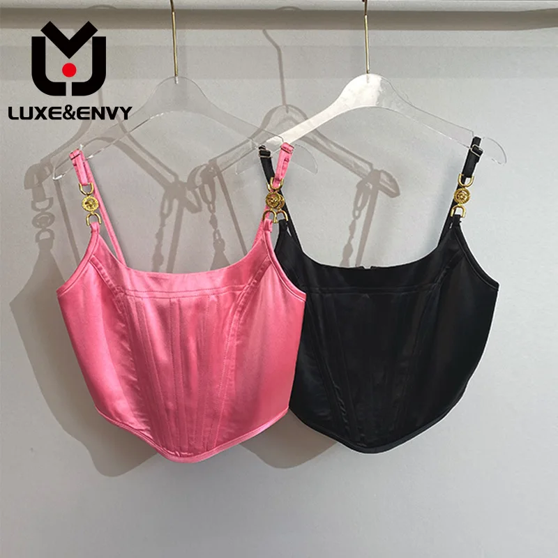 LUXE&ENVY Small 2023 Summer New Design Versatile Fit Short Chest Sexy Strap Tank Top Women
LUXE&ENVY Small 2023 Summer New Design Versatile Fit Short Chest Sexy Strap Tank Top Women