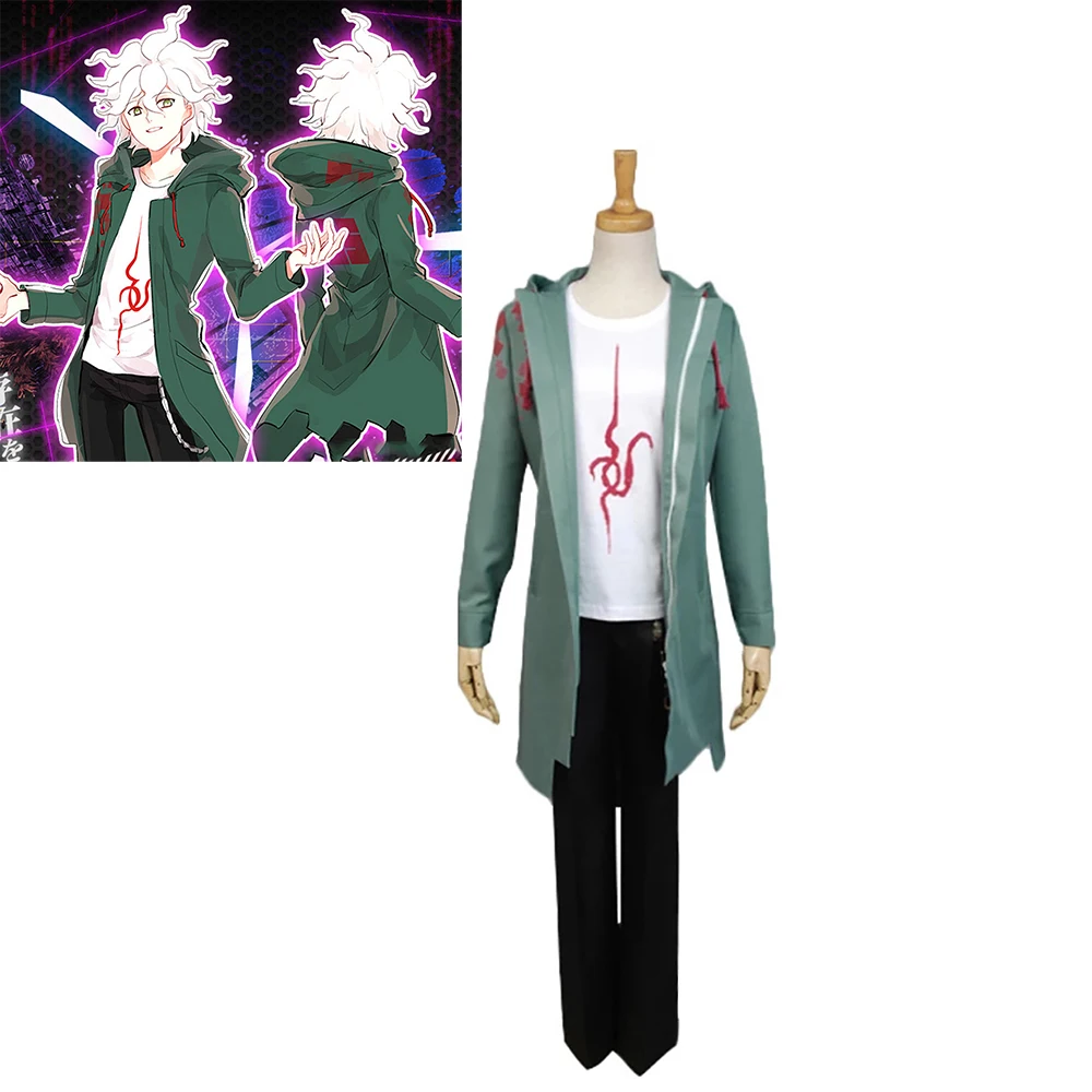 Anime Cosplay Super Danganronpa Costumes Nagito Komaeda Wig T-shirt Sets Unisex Adult Clothes Halloween Christmas Party Gift
Anime Cosplay Super Danganronpa Costumes Nagito Komaeda Wig T-shirt Sets Unisex Adult Clothes Halloween Christmas Party Gift