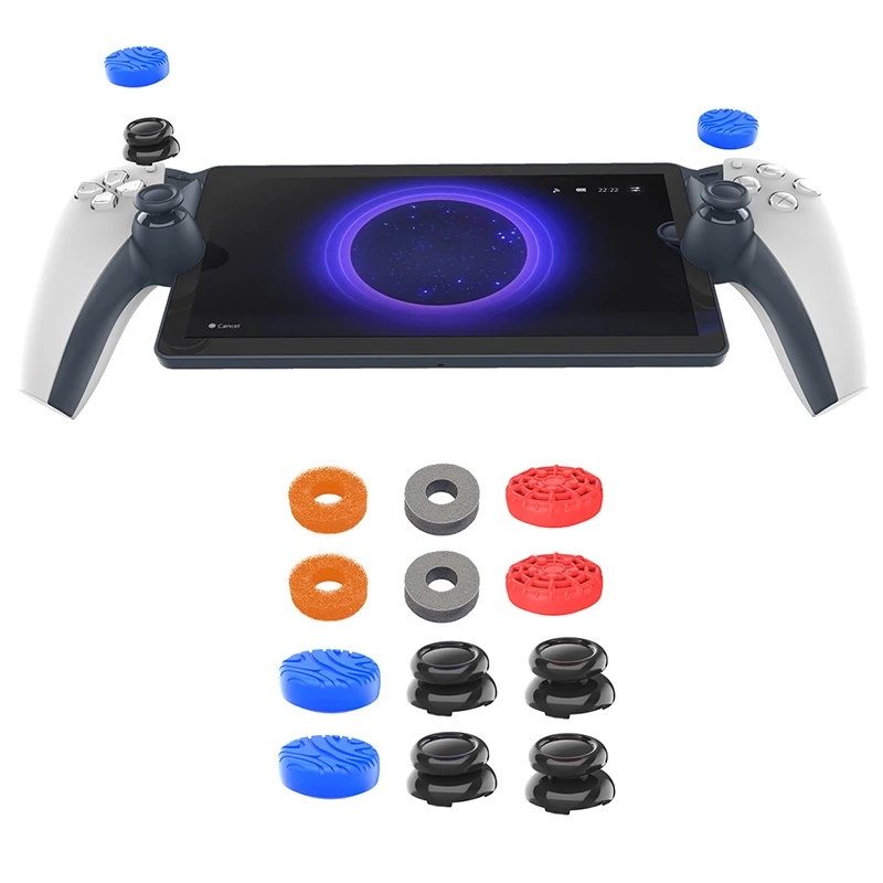 

For PlayStation Portal Aim Assist Rings Silicone Rocker Caps Joystick Cover Game Controller High/Low Rise Cover Stick Thumb Grip