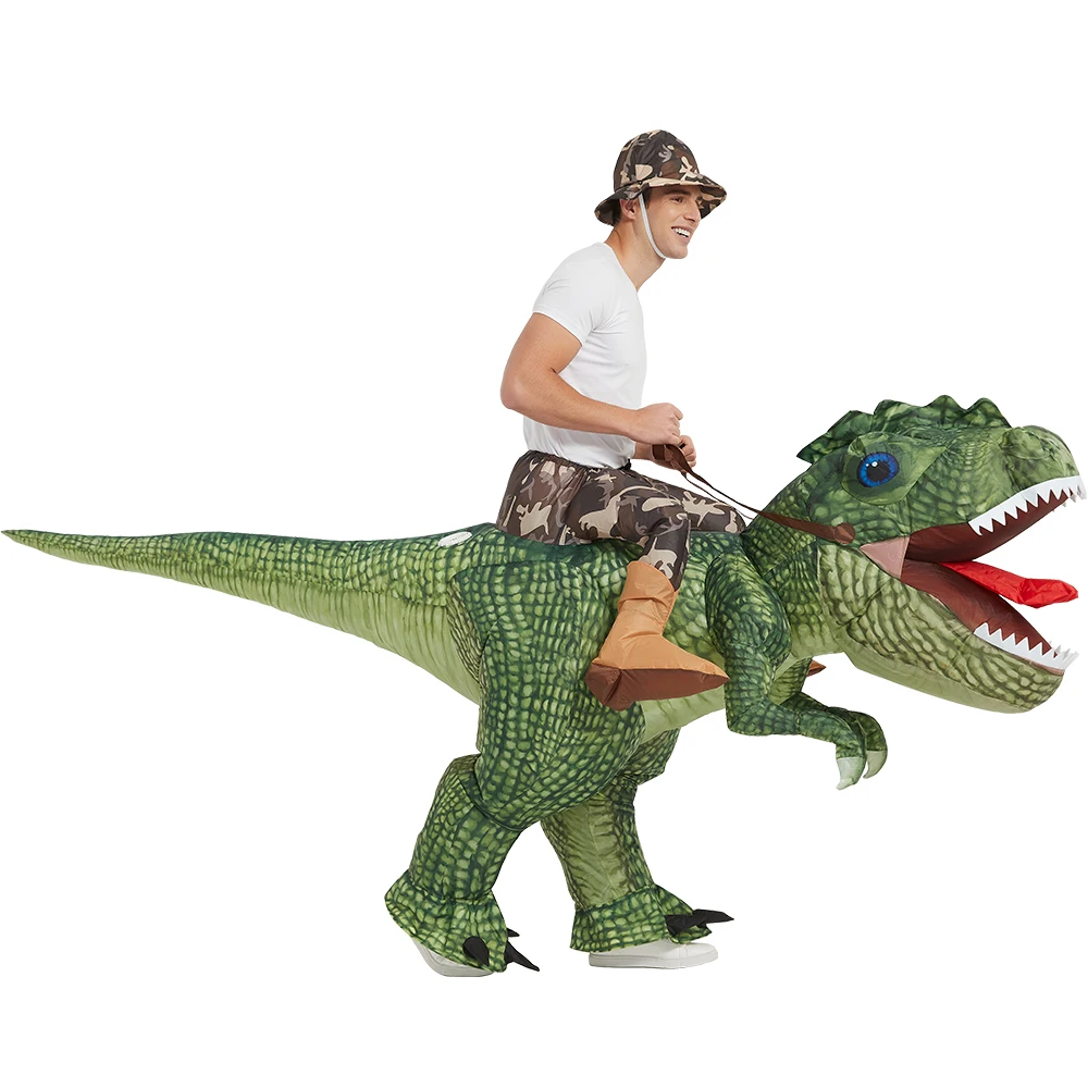 Dinosaur Inflatable Costume Riding T Rex Air Blow Up Costumes Funny Party Halloween Costume for Adult Cosplay Costume Women
Dinosaur Inflatable Costume Riding T Rex Air Blow Up Costumes Funny Party Halloween Costume for Adult Cosplay Costume Women