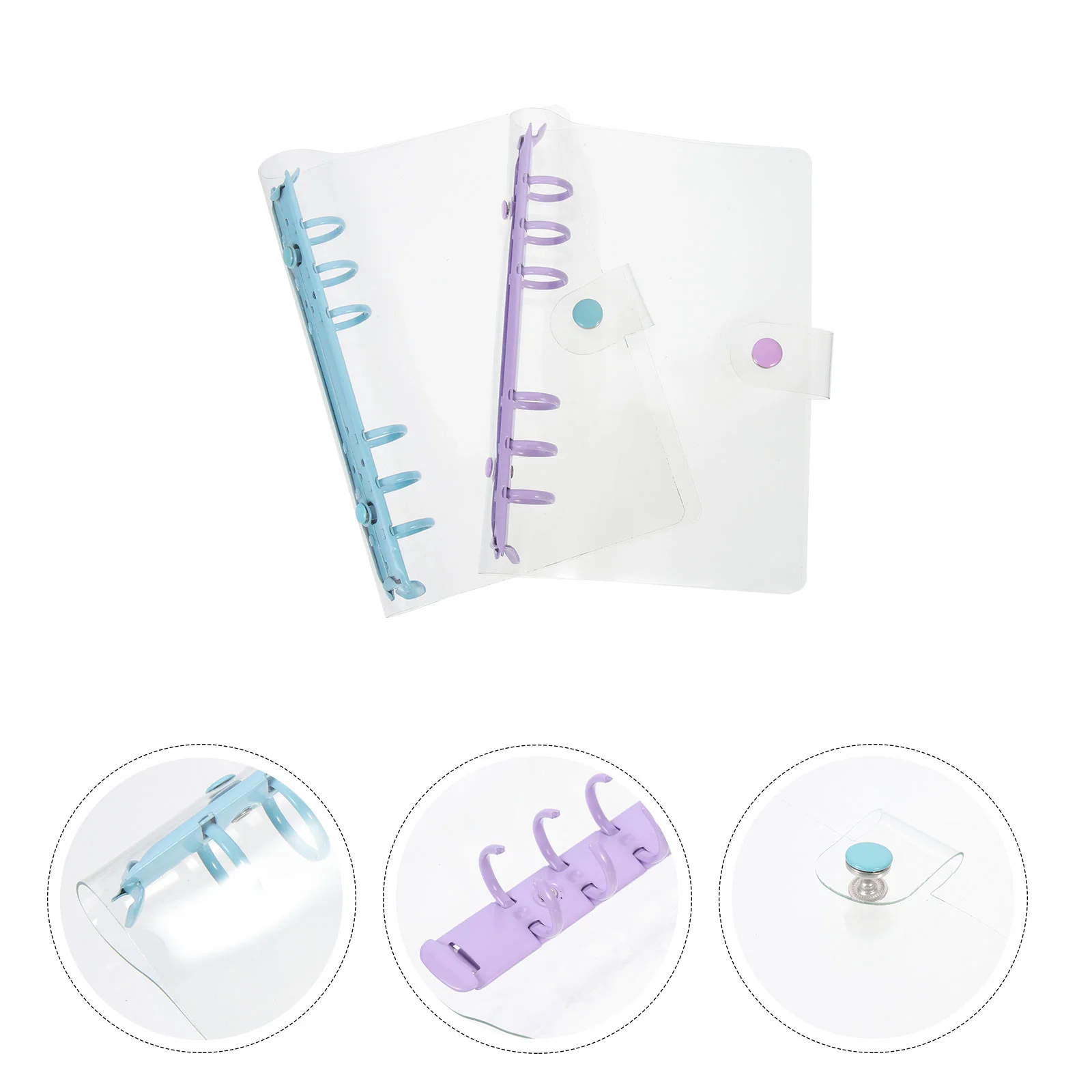 2 Pcs Binder Sheets Bookstore and Stationery Budget Notebook Transparent Cover Colorful Clips for School Aesthetic Shell
2 Pcs Binder Sheets Bookstore and Stationery Budget Notebook Transparent Cover Colorful Clips for School Aesthetic Shell