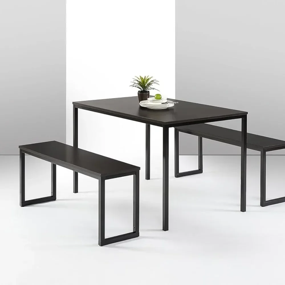 ZINUS Louis Modern Studio Collection Soho Dining Table with Two Benches (3 piece set) - Espresso
ZINUS Louis Modern Studio Collection Soho Dining Table with Two Benches (3 piece set) - Espresso