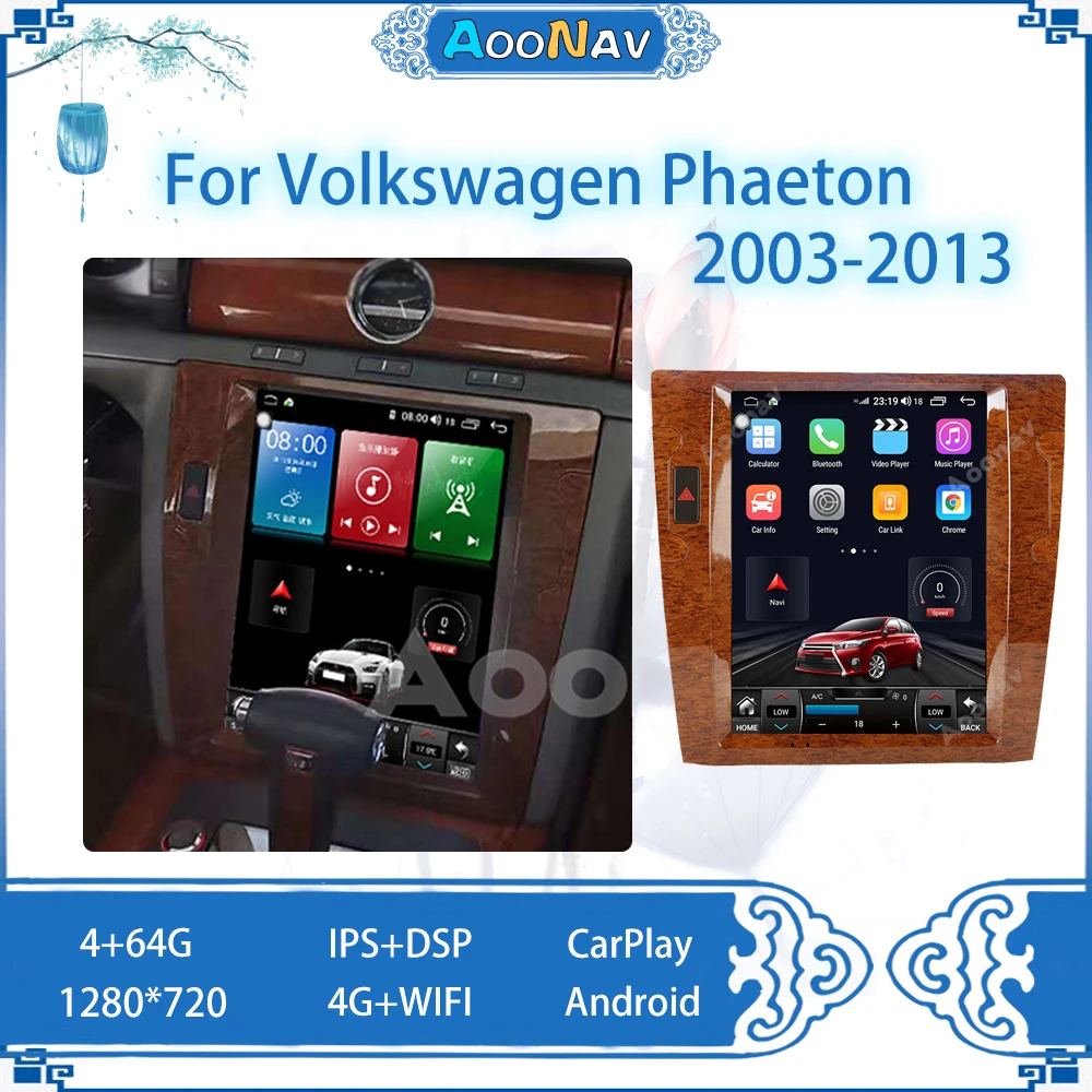 Car Radio Automotive 2 Din Android For Volkswagen Phaeton 2003-2013 Multimedia Autoradio GPS Navigation carplay
Car Radio Automotive 2 Din Android For Volkswagen Phaeton 2003-2013 Multimedia Autoradio GPS Navigation carplay