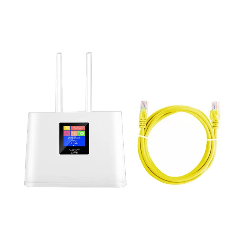 

4G Wireless With 2Xantenna/Colour Screen 150Mbps 4G Wifi Router Built-In SIM Card Slot Support Max 20 Users