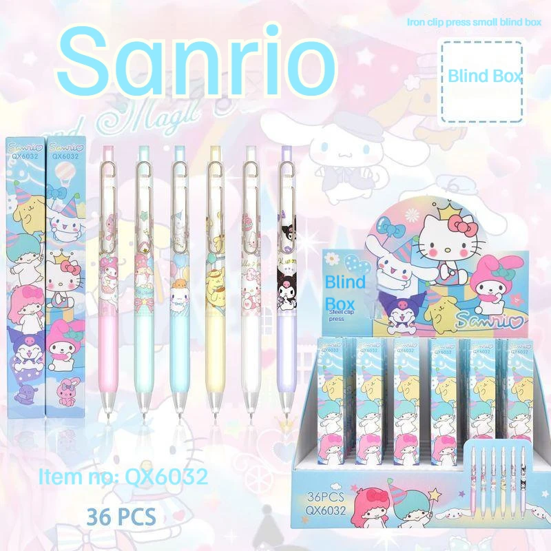 36pcs/Box Latest Kawaii Sanrio Japanese Cartoon Gel Pen 0.5mm Cute Stationary Supplies Pen Childern Office School Accessories
36pcs/Box Latest Kawaii Sanrio Japanese Cartoon Gel Pen 0.5mm Cute Stationary Supplies Pen Childern Office School Accessories