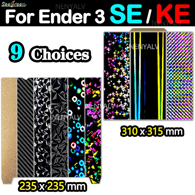 Встроенная пластина для Ender 3 v3 KE простыни Ender 3 v3 SE, сборочная пластина 235x235 мм PEI PEY PEO ПЭТ плита K1C Подогреваемая кровать
Встроенная пластина для Ender 3 v3 KE простыни Ender 3 v3 SE, сборочная пластина 235x235 мм PEI PEY PEO ПЭТ плита K1C Подогреваемая кровать