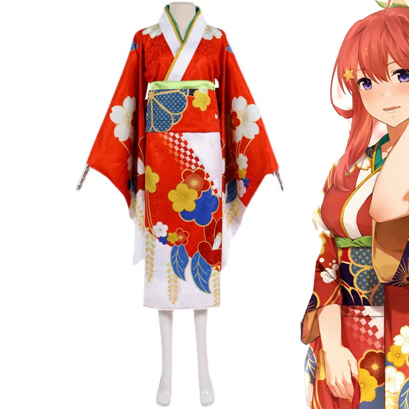 

Nakano Itsuki Cosplay Kimono The Quintessential Quintuplets Costumes May Japanese Clothes Kimono Suits Worn By Women