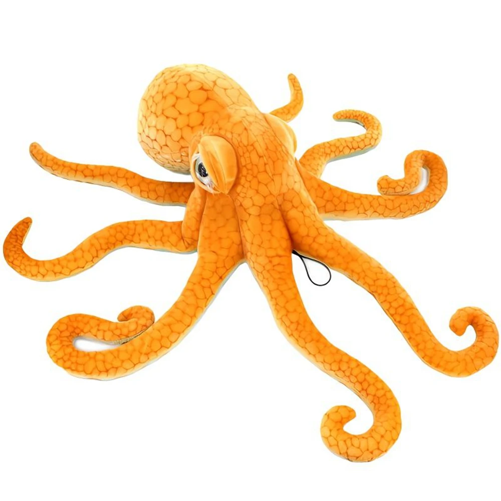 

55CM Large Octopus Plush Toy Super Simulation Octopus Variable Shape High Quality Realistic Doll Child Birthday Christmas Gift