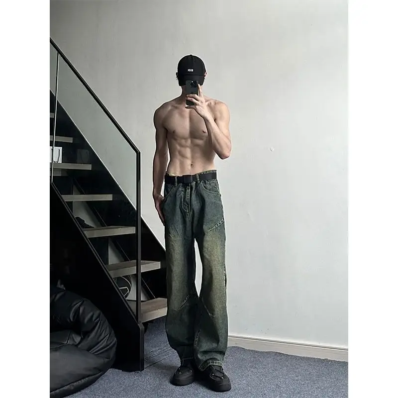 Retro Blue Jeans Men's Spring Autumn Washed Gradient Youthful Vitality Workwear Pants Tall Lengthened Lifting Flared Pants
Retro Blue Jeans Men's Spring Autumn Washed Gradient Youthful Vitality Workwear Pants Tall Lengthened Lifting Flared Pants