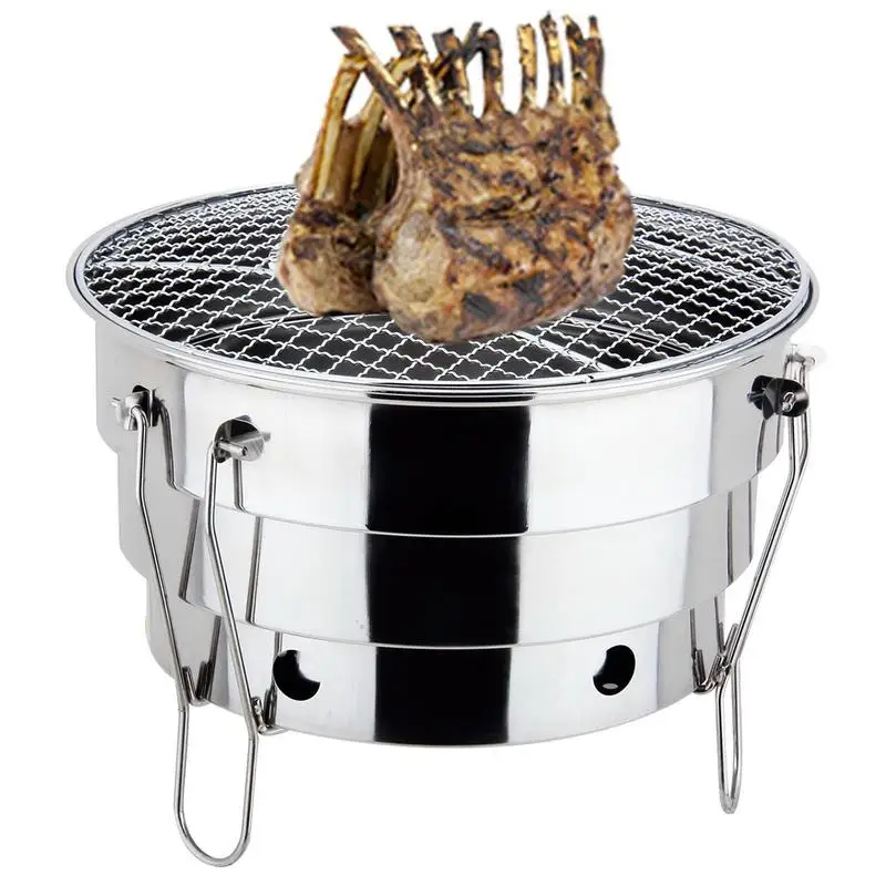 Folding Grill Fire Kit Cooking Supplies Indoor Outdoor Charcoal Grill For Camping Stainless Steel Portable Barbecue Table Top
Folding Grill Fire Kit Cooking Supplies Indoor Outdoor Charcoal Grill For Camping Stainless Steel Portable Barbecue Table Top