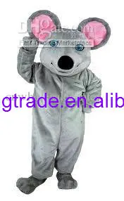 

New Adult Character Halloween Grey Mouse Mascot Costume Halloween Christmas Dress Full Body Props Outfit Mascot Costume