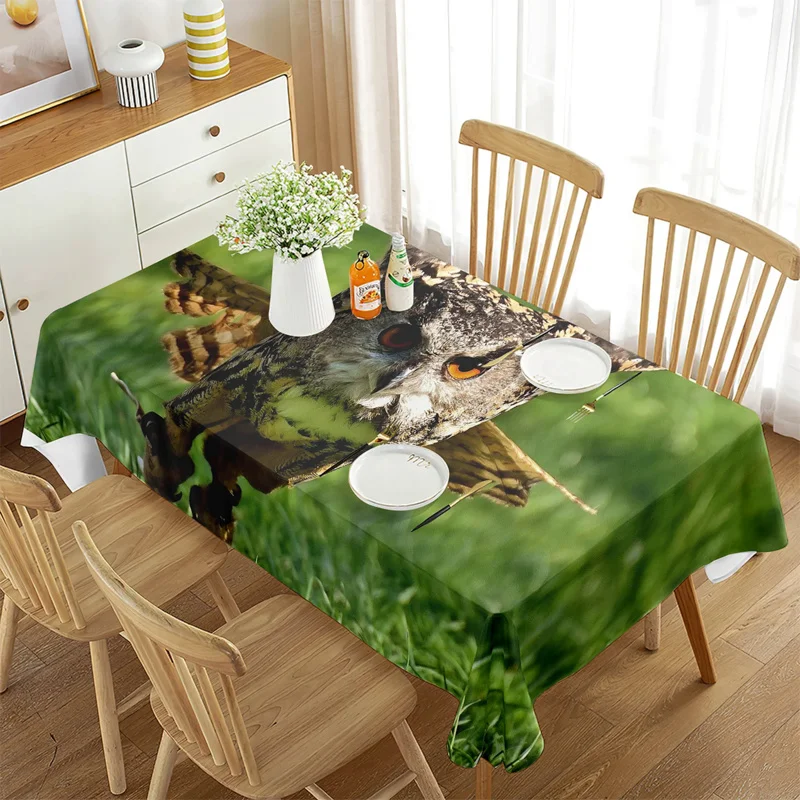 Owl Rectangle Tablecloth Wildlife Animal Birds for Tea Table Living Room Dining Room Kitchen Party Banquet Decoration Tablecloth
Owl Rectangle Tablecloth Wildlife Animal Birds for Tea Table Living Room Dining Room Kitchen Party Banquet Decoration Tablecloth