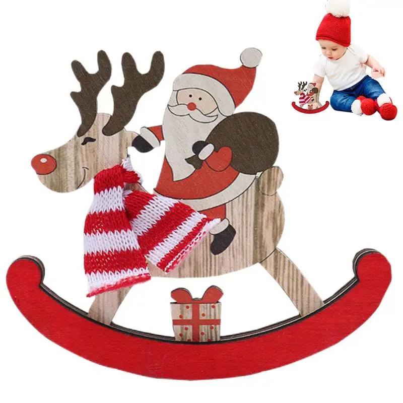 Christmas Rocking Elk Doll Wooden Rocking Elk Ornaments Miniature Christmas Table Decoration Desktop Ornament Christmas Holiday
Christmas Rocking Elk Doll Wooden Rocking Elk Ornaments Miniature Christmas Table Decoration Desktop Ornament Christmas Holiday
