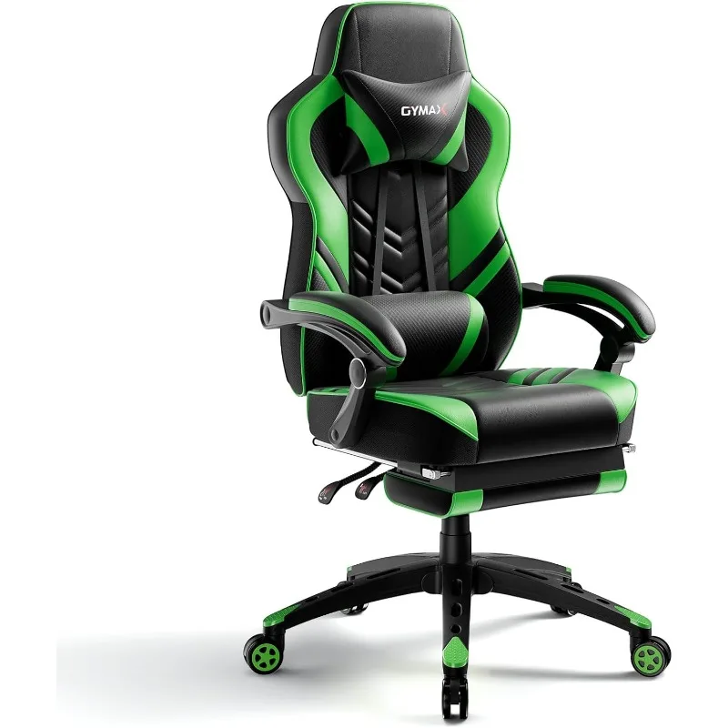 POWERSTONE Gaming Chair Video Game Chair with Footrest and Lumbar Support Racing Style PU Leather Computer Chair Ergonomic
POWERSTONE Gaming Chair Video Game Chair with Footrest and Lumbar Support Racing Style PU Leather Computer Chair Ergonomic
