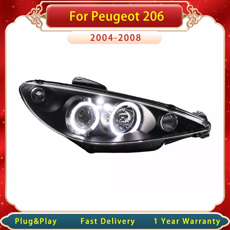 Автомобильная фара для Peugeot 206 2004 ~ 2008 светодиодный, улучшенная новая модель, аксессуар для ксеноновой фары
Автомобильная фара для Peugeot 206 2004 ~ 2008 светодиодный, улучшенная новая модель, аксессуар для ксеноновой фары
