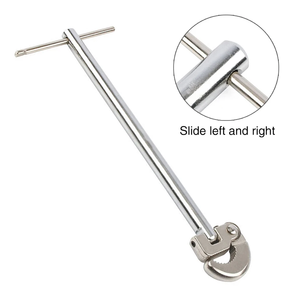 Basin Wrench 180° Rotation Plumbing Tool For Faucets Supply Lines Drain Pipes Valves Portable Manual Sink Faucet Basin Wrench
Basin Wrench 180° Rotation Plumbing Tool For Faucets Supply Lines Drain Pipes Valves Portable Manual Sink Faucet Basin Wrench