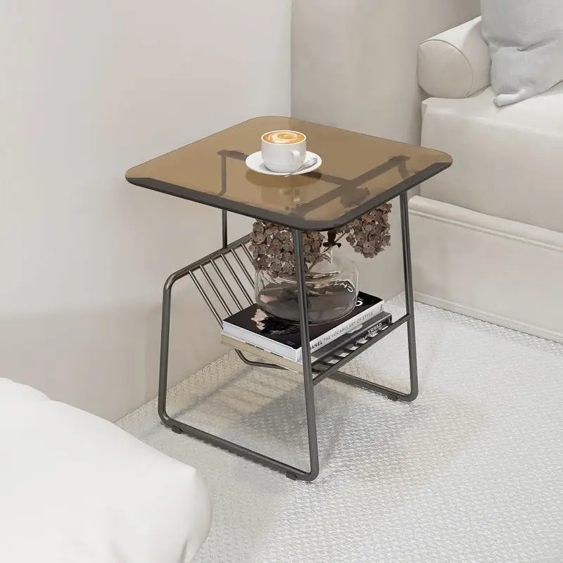 Living Room Sofa Edge Table Light Luxury Household Tea Table Bedroom Bedside Tea Table Modern Simple Balcony Storage Rack 2023
Living Room Sofa Edge Table Light Luxury Household Tea Table Bedroom Bedside Tea Table Modern Simple Balcony Storage Rack 2023