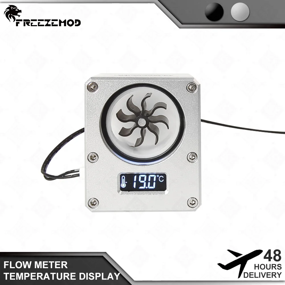 FREEZEMOD Flow Meter Temperature Display POM Thermometer Flow Cuboid Sensor VA LCD Screen Smart Gamer PC Watercooling MOD
FREEZEMOD Flow Meter Temperature Display POM Thermometer Flow Cuboid Sensor VA LCD Screen Smart Gamer PC Watercooling MOD