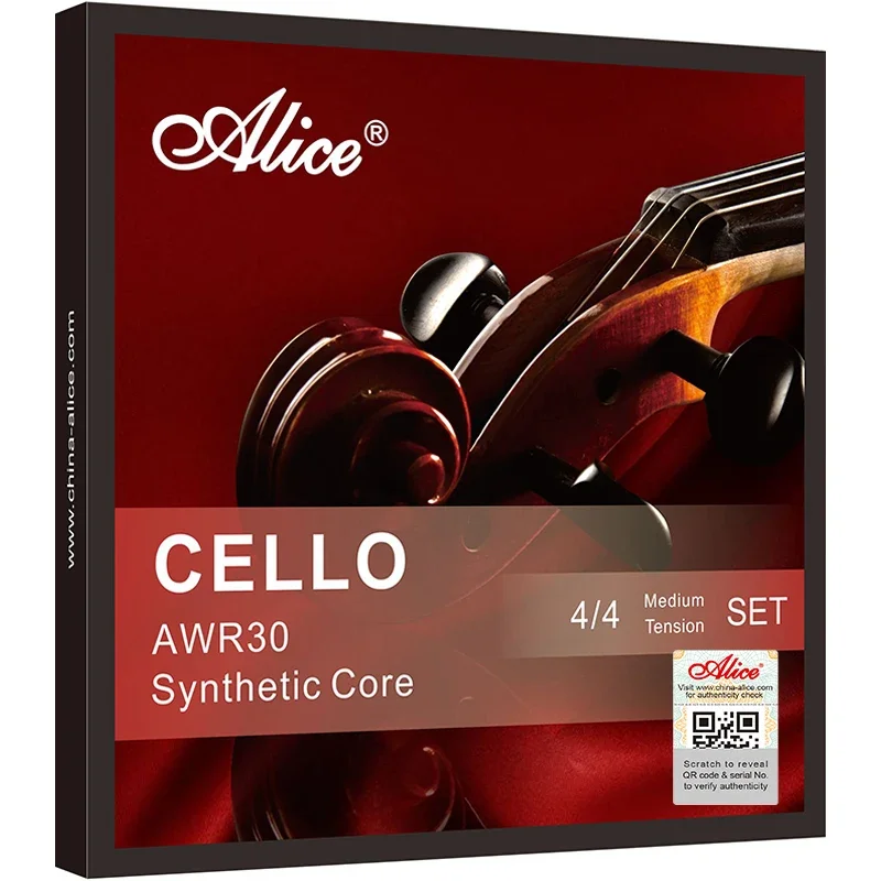 

Alice CELLO Strings Multifilament Synthetic core Ni-Cr Winding AWR30