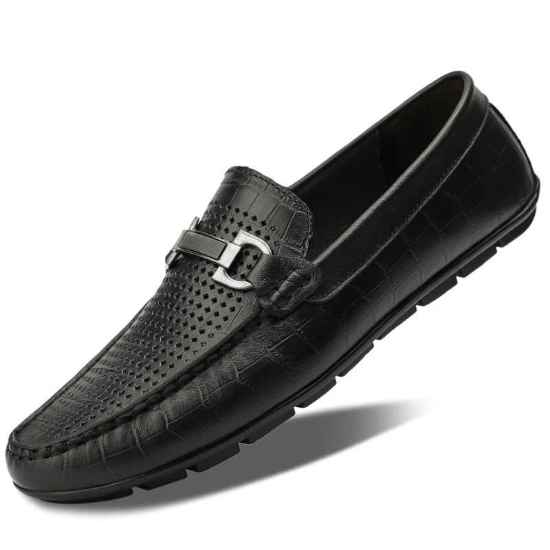 Men Shoes Casual Genuine Leather Men's Loafers Moccasins Handmade Slip on Breathable Boat Shoes Fashion Summer Flats Size 37-46
Men Shoes Casual Genuine Leather Men's Loafers Moccasins Handmade Slip on Breathable Boat Shoes Fashion Summer Flats Size 37-46