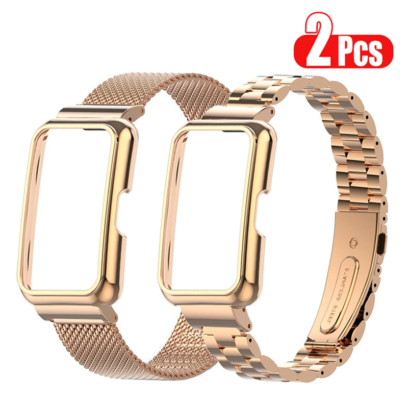 Strap Case Protector for Huawei Band 8 Stainless Steel Watchband for huawei band 7 6/Honor Band 6 7 Metal Bracelet Protect Cover
Strap Case Protector for Huawei Band 8 Stainless Steel Watchband for huawei band 7 6/Honor Band 6 7 Metal Bracelet Protect Cover