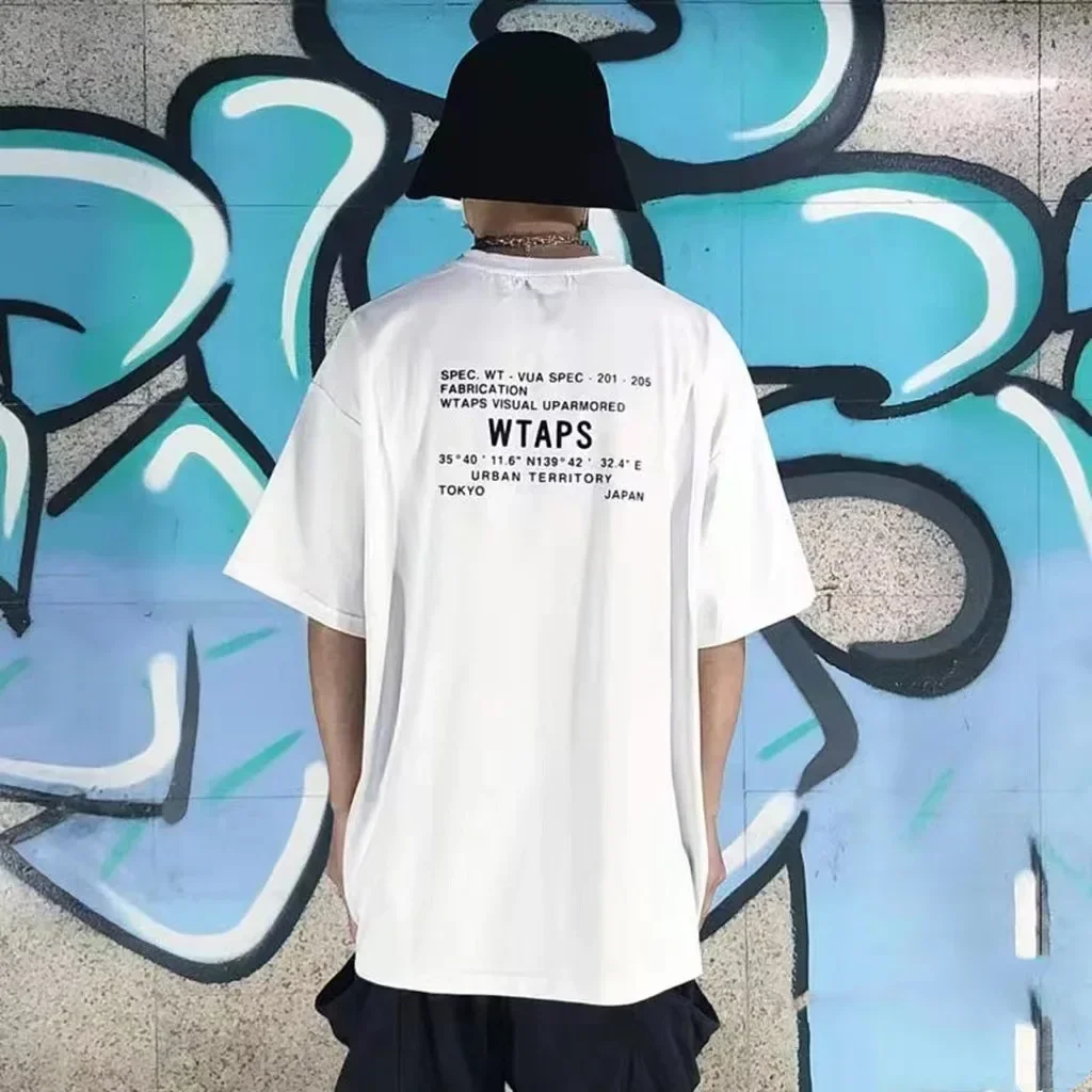 WTAPS Japanese back coordinates latitude and longitude round neck pocket print short sleeve t men's and women's model
WTAPS Japanese back coordinates latitude and longitude round neck pocket print short sleeve t men's and women's model