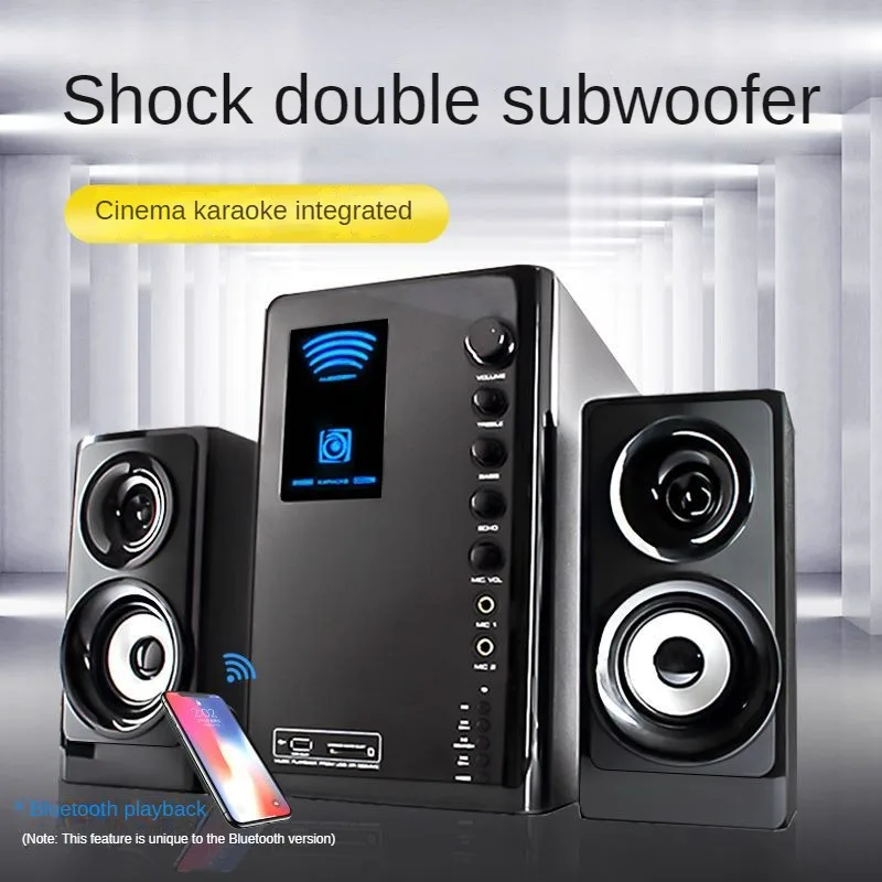 

PC Multimedia Speaker System with Active Subwoofer and Bluetooth Connectivity