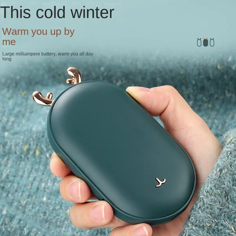 Lovely Reindeer Mini Cartoon Hand Warmer with LCD Display 2-in-1 Hand Warmer Power Bank Fast Heating Version
Lovely Reindeer Mini Cartoon Hand Warmer with LCD Display 2-in-1 Hand Warmer Power Bank Fast Heating Version