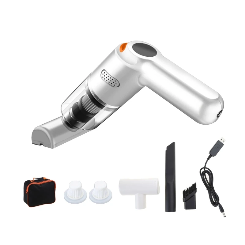 Portable Cordless Handheld Vacuum Cleaner 120W High Power Wet & Dry Use Quick Cleaning for Car House and Office Dropship
Portable Cordless Handheld Vacuum Cleaner 120W High Power Wet & Dry Use Quick Cleaning for Car House and Office Dropship