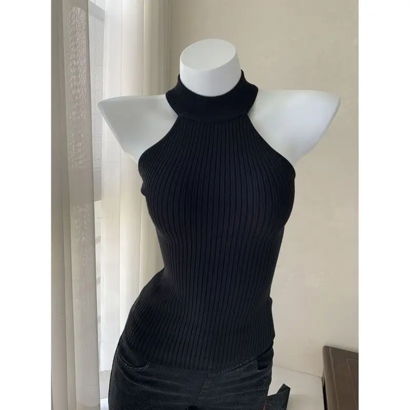 BEENLE Spring Half High Neck Off-shoulder T-shirt Slim Sexy Bottoming Shirt Vest Female Sleeveless Blouse Korean Fashion Tees
BEENLE Spring Half High Neck Off-shoulder T-shirt Slim Sexy Bottoming Shirt Vest Female Sleeveless Blouse Korean Fashion Tees