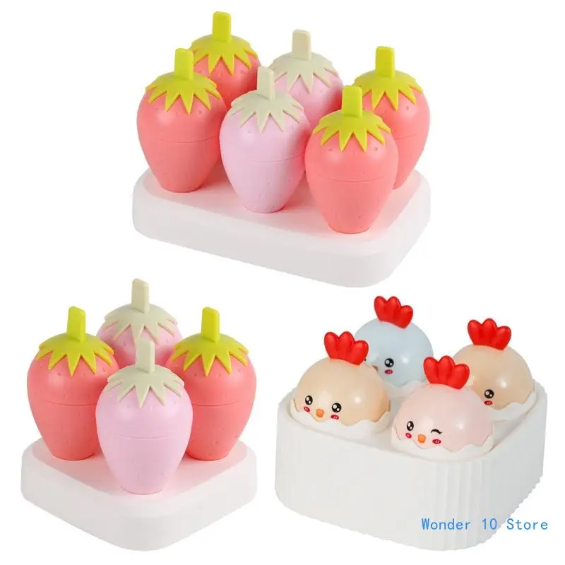 Reusable Plastic Ice Cream Mold Strawberries Chicks Easy to Clean DIY Teething Mini Popsicles for Toddler Kids Gift
Reusable Plastic Ice Cream Mold Strawberries Chicks Easy to Clean DIY Teething Mini Popsicles for Toddler Kids Gift