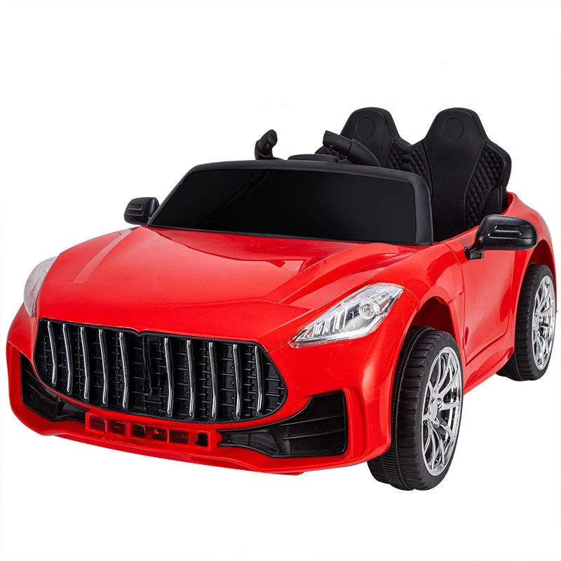 

Лидер продаж, детский электрический автомобиль, четырехколесный игрушечный автомобиль с дистанционным управлением, может сидеть в двойном автомобиле для взрослых и детей