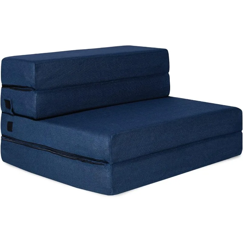 

Milliard Tri-Fold Foam Folding Mattress and Sofa Bed for Guests- Single Size (75"x25"x4.5")