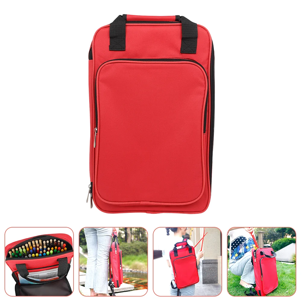 Drum Stick Bag Drumstick Holding Backpack Dedicated Red Convenient Pouch Percussion Instrument Supply
Drum Stick Bag Drumstick Holding Backpack Dedicated Red Convenient Pouch Percussion Instrument Supply