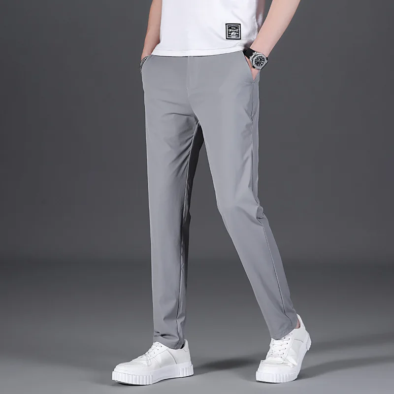 Lansboter Grey Spring And Summer New Nano Anti-wrinkle Men's Casual Pants Slim Fit Trousers Non-iron Straight Fashion
Lansboter Grey Spring And Summer New Nano Anti-wrinkle Men's Casual Pants Slim Fit Trousers Non-iron Straight Fashion