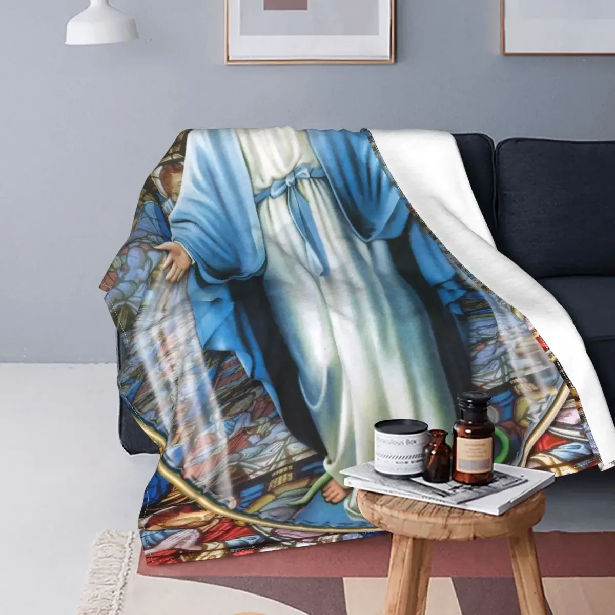 Mary Mother Of God Blanket Cover Christian Flannel Throw Blanket Bedroom Sofa Portable Ultra-Soft Warm Bedspreads
Mary Mother Of God Blanket Cover Christian Flannel Throw Blanket Bedroom Sofa Portable Ultra-Soft Warm Bedspreads