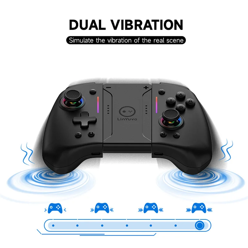 KS42 Joypad Automatic wake-up With Bluetooth With somatosensory six-axis Compatible For Nintend Switch / Switch OLED Joypad
KS42 Joypad Automatic wake-up With Bluetooth With somatosensory six-axis Compatible For Nintend Switch / Switch OLED Joypad