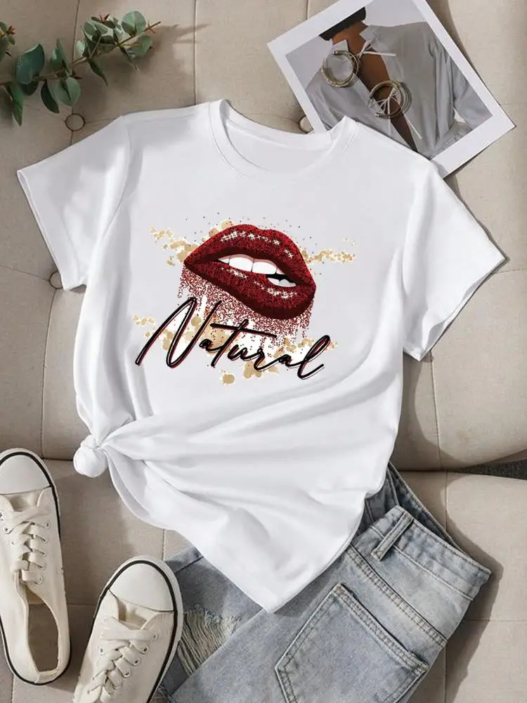 Lip Sweet Style Cute 90s Trend Cartoon Fashion Women Tshirt Graphic T-shirts Printing Clothing Print Short Sleeve Top Tee
Lip Sweet Style Cute 90s Trend Cartoon Fashion Women Tshirt Graphic T-shirts Printing Clothing Print Short Sleeve Top Tee