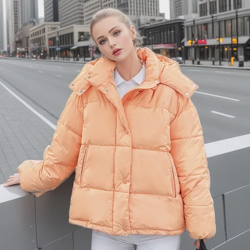 Sandro Rivers 2023 Winter Coats Women Short Warm Down Cotton Basic Jacket Coat Fashion Solid Hooded Outwear Female Korean Jacket
Sandro Rivers 2023 Winter Coats Women Short Warm Down Cotton Basic Jacket Coat Fashion Solid Hooded Outwear Female Korean Jacket