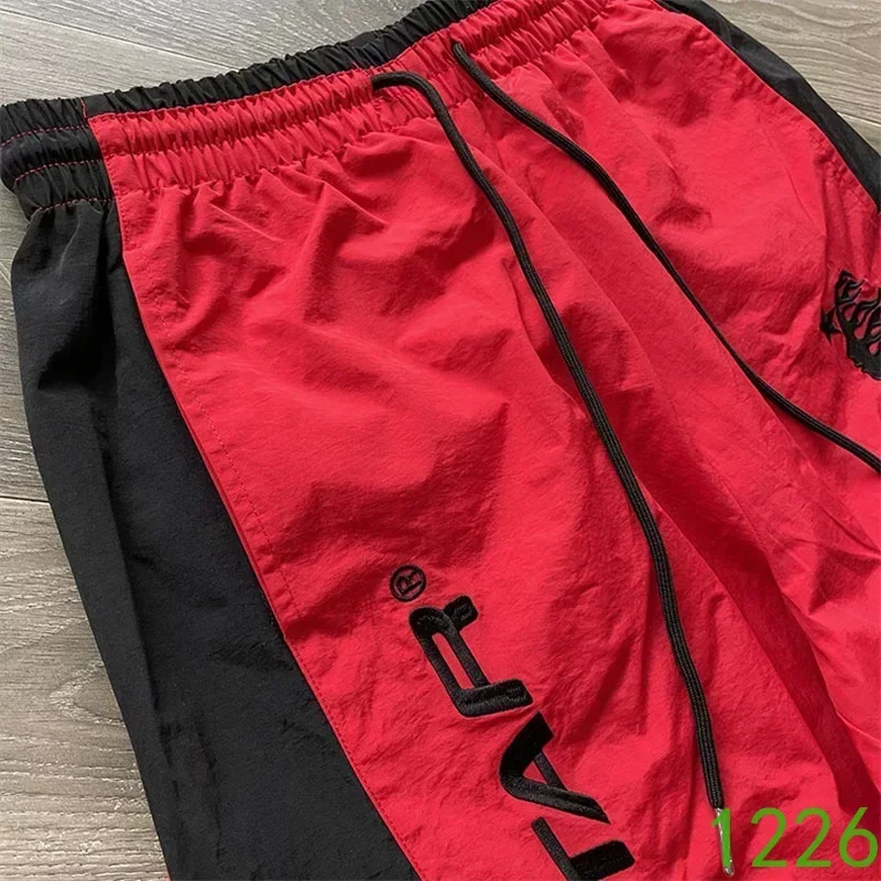

2024ss Embroidered Logo HELLSTAR Sweatpants 1:1 Best Quality Red Oversized Men Pants Women Drawstring Joggers