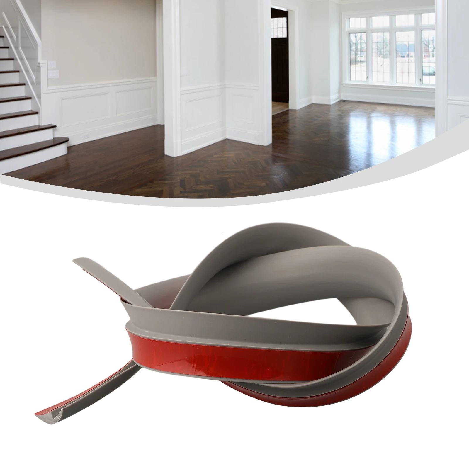 Flat Laminate Floor Cover Strip Durable PVC Material Oak Wood Grain Design 2 Wide Enhances Floor Joint Appearance
Flat Laminate Floor Cover Strip Durable PVC Material Oak Wood Grain Design 2 Wide Enhances Floor Joint Appearance