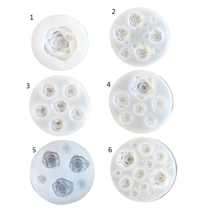 6 Styles Little Flower Ornament Silicone Molds Epoxy Jewelry Mold Resin Casting Pendant Mold Suitable for Diy Crafts Dropship
6 Styles Little Flower Ornament Silicone Molds Epoxy Jewelry Mold Resin Casting Pendant Mold Suitable for Diy Crafts Dropship