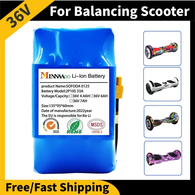 2023 Upgrade 36V 12000mAh Battery Pack Rechargeable Lithium ion battery for Electric Self Balancing Scooter HoverBoard Unicycle
2023 Upgrade 36V 12000mAh Battery Pack Rechargeable Lithium ion battery for Electric Self Balancing Scooter HoverBoard Unicycle
