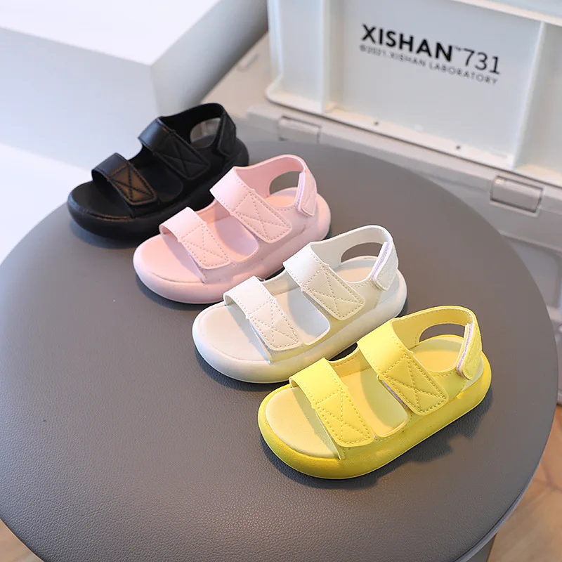 Summer Children Sandals Cute Pure Color Baby Beach Shoes Beautiful Yellow Open Toe Girls Sandals Breathable Barefoot Boys Sandal
Summer Children Sandals Cute Pure Color Baby Beach Shoes Beautiful Yellow Open Toe Girls Sandals Breathable Barefoot Boys Sandal