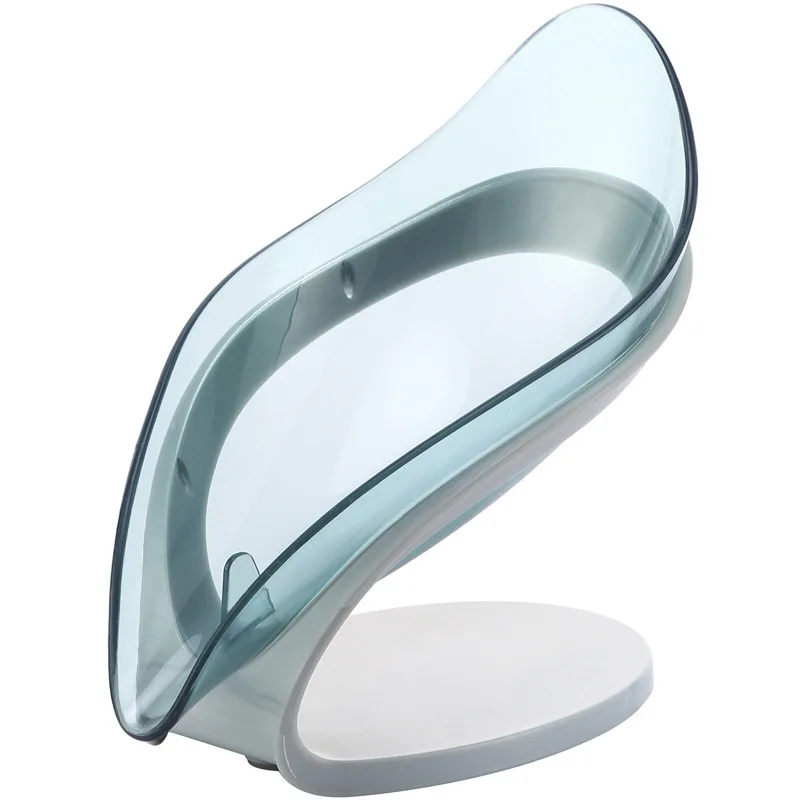 Transparent Non Perforated Leaf Shaped Draining Soap Dish Bathroom Organizer and Storagee
Transparent Non Perforated Leaf Shaped Draining Soap Dish Bathroom Organizer and Storagee