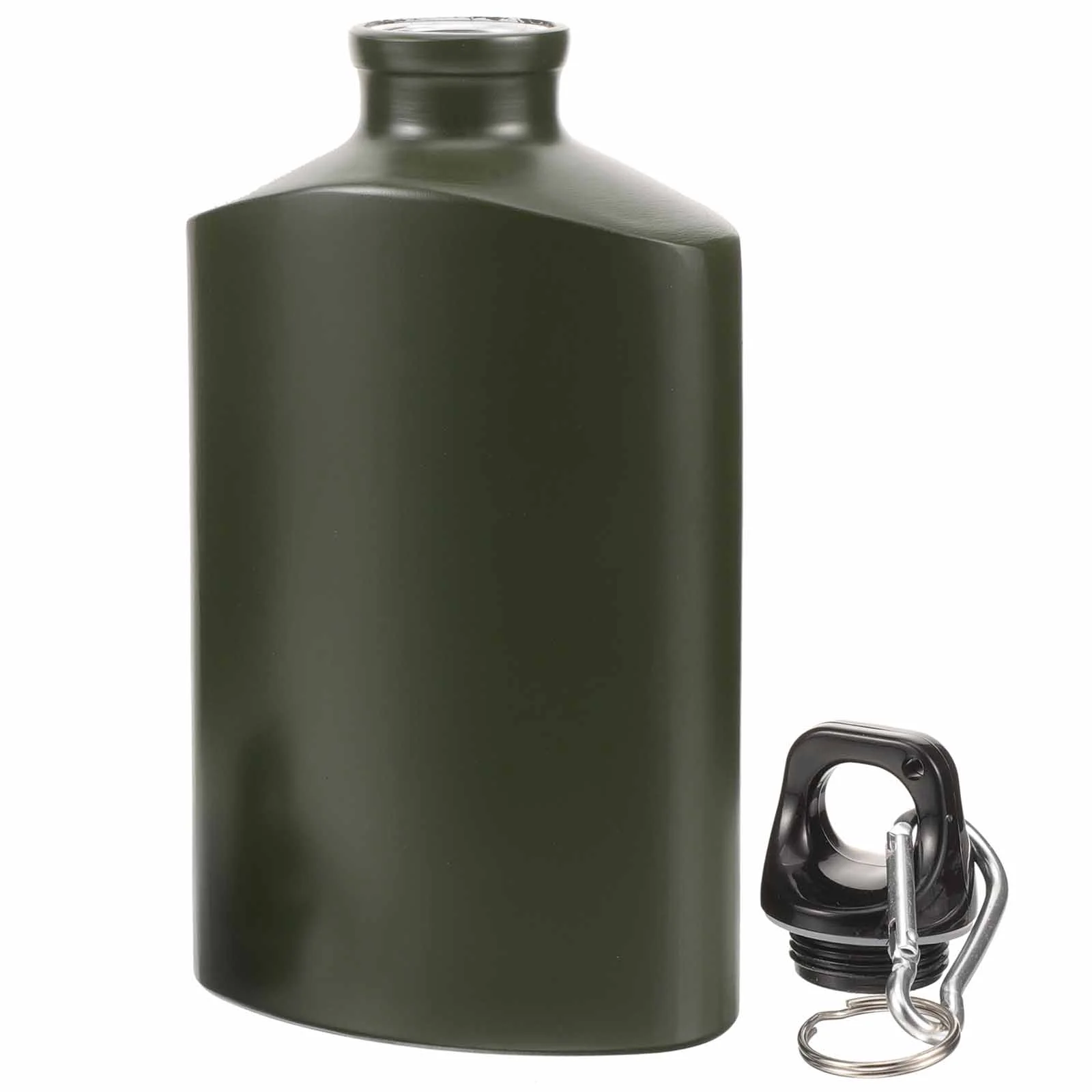 Aluminum Flat Kettle Hiking Camping Travel Outdoor Supplies Portable 1 Piece (black 500ml) Water Bottle Alloy Canteen Canteens
Aluminum Flat Kettle Hiking Camping Travel Outdoor Supplies Portable 1 Piece (black 500ml) Water Bottle Alloy Canteen Canteens