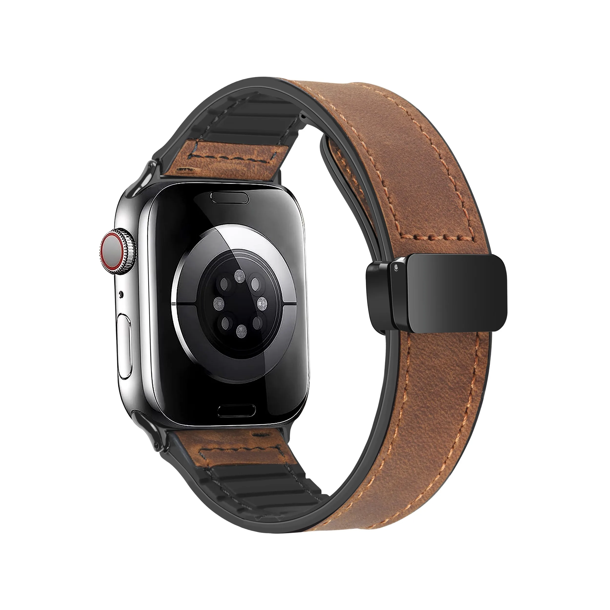 Кожаный ремешок с магнитной застежкой для Apple Watch Band Ultra2 49 мм 9 8 7 45 мм 41 мм, оригинальный браслет iWatch Series 6 5 44 мм 40 мм
Кожаный ремешок с магнитной застежкой для Apple Watch Band Ultra2 49 мм 9 8 7 45 мм 41 мм, оригинальный браслет iWatch Series 6 5 44 мм 40 мм