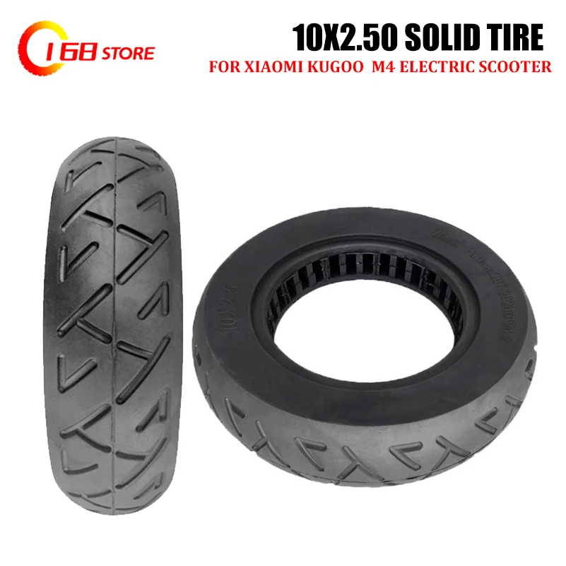 

10 Inch 10x2.50 Inner Honeycomb Solid Tire For Xiaomi KUGOO M4 Electric Scooter Solid Tire 10*2 5 Run-flat Tire