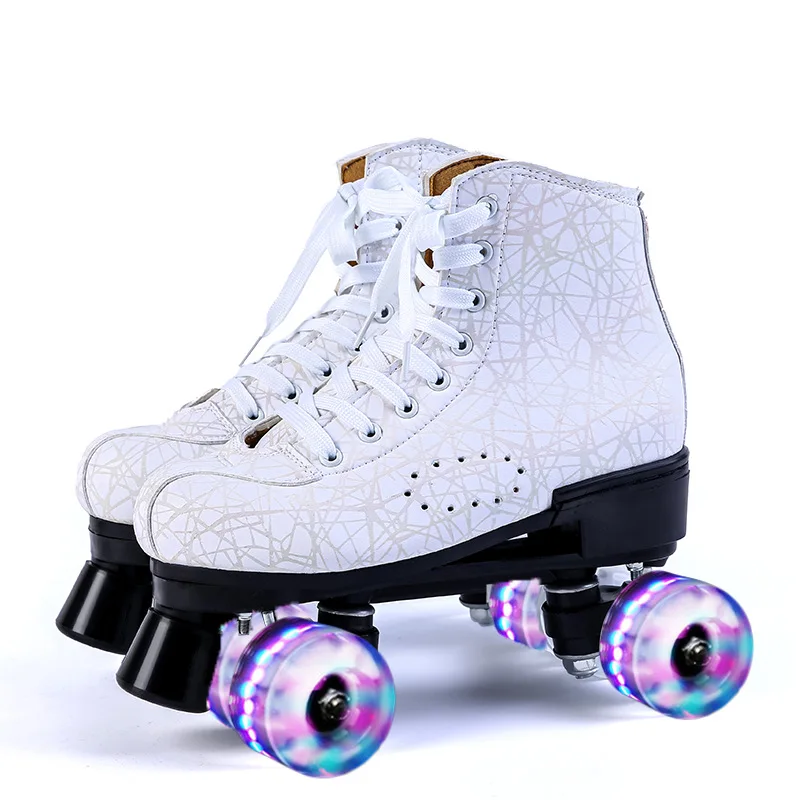 Double Row Roller Skate Shoes Women Men 4-Wheel Skates Quad Sneaker Adult Children Outdoor Skating Patines With Flashing Wheels
Double Row Roller Skate Shoes Women Men 4-Wheel Skates Quad Sneaker Adult Children Outdoor Skating Patines With Flashing Wheels